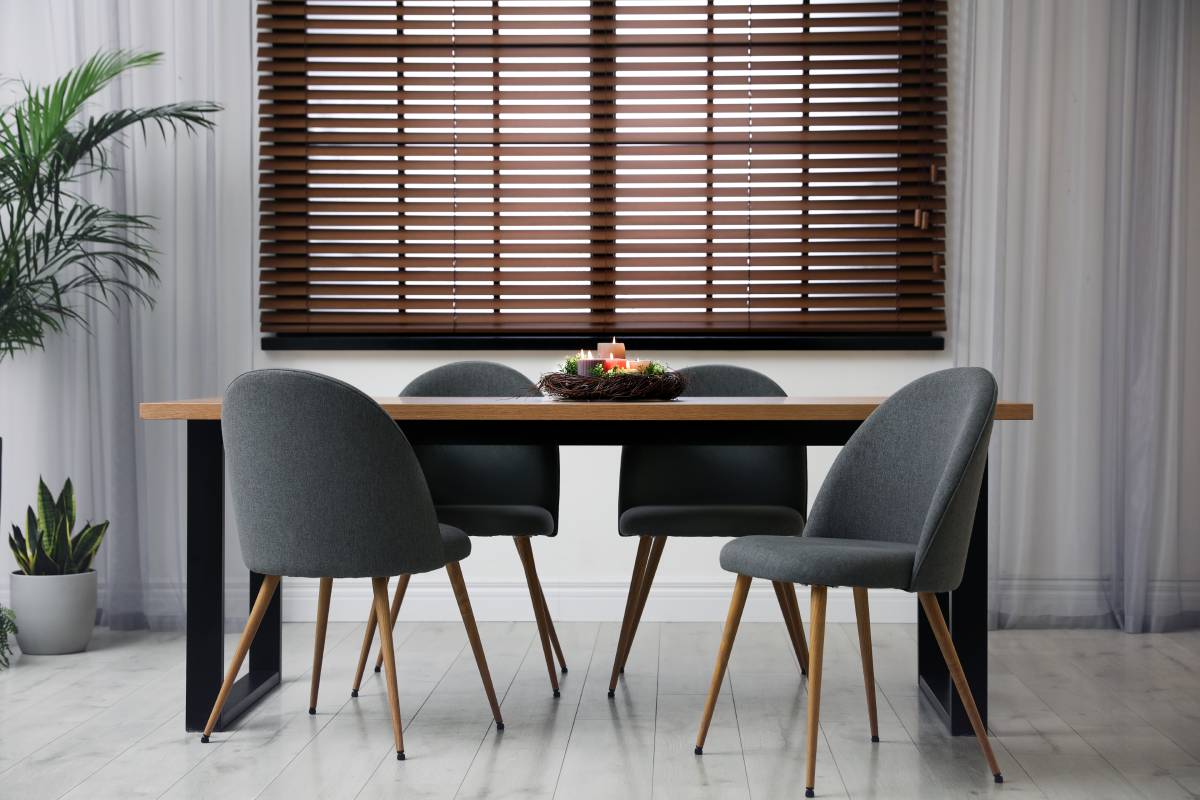 Custom Hunter Douglas blinds installed inside a South Carolina home